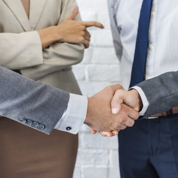 Business Team Handshake Collaboration Concept